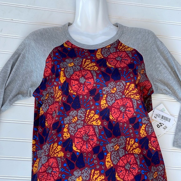 LulaRoe Floral Printed Randy Top-#R-8 - Picture 10 of 12